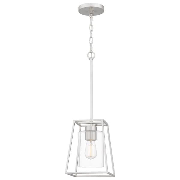 Quoizel Prescott Mini Pendant 1 Light Brushed Nickelbrush PRC1508BN - main